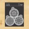 Venetian Prints Cookie Stencil Set | C830 by Designer Stencils | Cookie Decorating Tools | Baking Stencils for Royal Icing, Airbrush, Dusting Powder | Reusable Plastic Food Grade Stencil for Cookies | Easy to Use & Clean Cookie Stencil